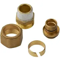 Roth Overgang styk 16 mm X 1/2 nippel