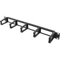 Deltaco 19-4 - 1U - Cable Management Panel