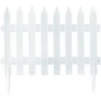 Prosperplast Garden Classic hagegjerde 3,5 m hvit