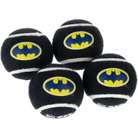 Warner bros DC Batman tennisballsett - 4 stykker (Ø 6,3 cm hver)