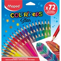 Maped Color Peps Star Blyant Assortert 72 Enheter