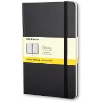 Moleskine Pocket Squared Hardcover Notebook Black