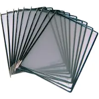 Djois Lommer PVC A4 10st Sort