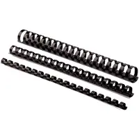 Fellowes 53465, Sort, 80 ark, Plast, 100 stykker