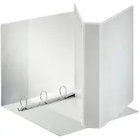 Esselte Panorama - Ringperm for presentasjoner - bokryggbredde: 62 mm - for A4 Maxi - kapasitet: 400 ark - hvit