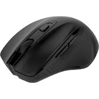 Deltaco OFFICE Wireless Silent Office Mouse - Mus - Optisk - 6 knapper - Svart