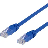 Deltaco U/UTP Cat6 patchkabel 1 m, blå