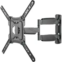 Deltaco Full-motion 3-way wall 23"-55" 75x75-400x400 mm - Max 35 kg - recommended for 55"