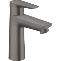 Hansgrohe HG Talis E 110 HV-armatur - med løft-op bundventil, Børstet sort krom