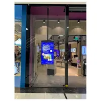 Hi Nd Ceiling Solution - Monteringssett (hylster) - dobbeltside - for digitalsignerings-LCD-panel - metall - svart, RAL 9005 - skjermstørrelse: 55 - takmonterbar - for Samsung OM55N-D