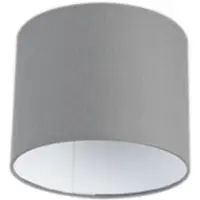 QAZQA Lampe skjerm grå 18/18/14 med hvit innside