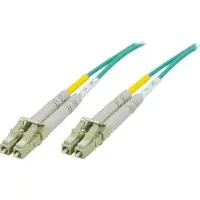 Deltaco OM3 fiberkabel LC - LC, dupleks, multimode, 50/125, 10m (LCLC-
