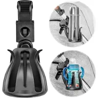 Reer Clip&Go Koppholder - Svart - - OneSize - Tilbehør
