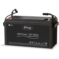 Whisper Power Agm Power Glass Matt-batteri 100ah 12v