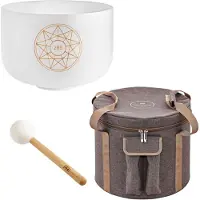 Meinl Solfeggio 12" Crystal Singing Bowl Set 285 Hz Note C#4