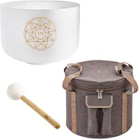 Meinl Solfeggio 12" Crystal Singing Bowl Set 174 Hz Note F3