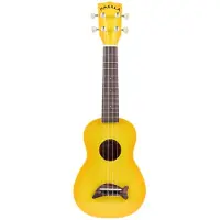 Kala Makala Dolphin Soprano Ukulele Yellow Burst
