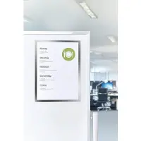 MAGNETOPLAN 1130332 Magnetramme Sølv A4