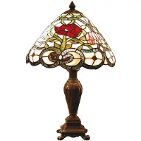 Clayre & Eef Flora - klassisk taklampe i Tiffany-stil