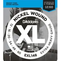 Daddario EXL148 Nickel Wound Extra-Heavy 12-60