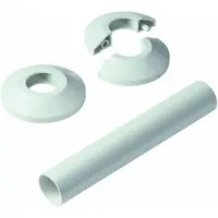 Danfoss vægroset hvid t-RTX - rund t-VHX-DUO-MONO hvid