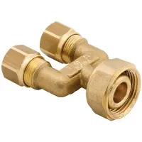 Uponor Minitec dobbeltfordeler - inkl.koblinger 9,9mm