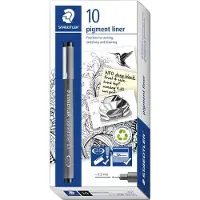 Staedtler Pigment Liner 308 0.3mm Tusjpenn 10 Enheter