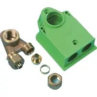 Uponor Koblingsdåse dobbelt M4 15X1/2