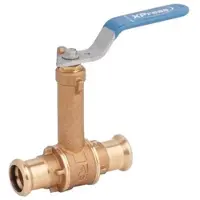 Broen 54mm XPRES Kugleventil - rg lang 54 mm høj hals M PN10