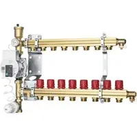 Roth ShuntUnit-8. Med præmonterede fordelerrør og automatisk udluftningsprogram.