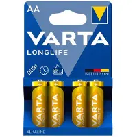 Varta Longlife batteri - AA 4 Pakning