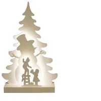 NSH Nordic Julesilhuet 3D LED med snemand motiv NORDIC WINTER (780-553)