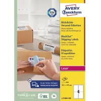Avery L7169B-100 adresseetiket 99,1x139mm hvid BlockOut (400 stk.)