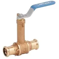 Broen 42mm XPRES Kugleventil - rg lang 42 mm høj hals M PN10