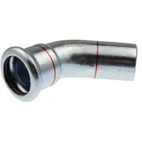 VSH Fittings BV Xpr carbon elbow 45 deg. fø 35