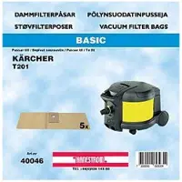 Haneström Støvsugerposer, papir, 5st.