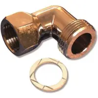 Megatherm Connector angle 3/4 x 1/2 chrome