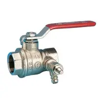 Pettinaroli kuglehane m/St greb rød 51CS muffe/aftap 3/4