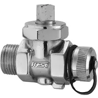 Frese Bundhane DN15 nippel/nippel med slutmuffe