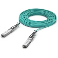 Ubiquity - 10GBase-AOC direct attach cable - SFP+ til SFP+ - 30 m - 3 mm - fiberoptisk - Active Optical Cable (AOC) - akvamarin