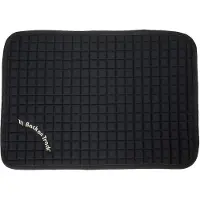 Back on track Dog Bed Quilted Black