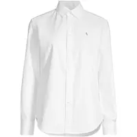 Ralph Lauren for woman. 211891377003 Slim fit oxford shirt white (36), Casual, Cotton, Classic, Long sleeve
