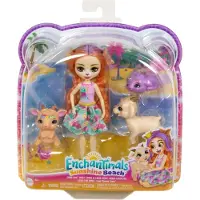 Enchantimals Geitefamilie Med Kjæledyr Dukke