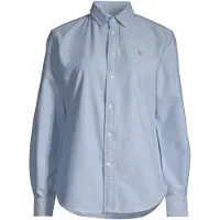 Ralph Lauren for woman. 211891377001 Blue Oxford shirt (34), Casual, Cotton, Classic, Long sleeve