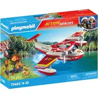 Playmobil Brannslukningsfly Med Slukkefunksjon Konstruksjonsspill