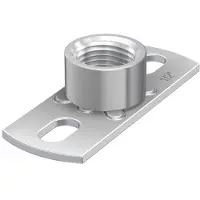 Flamco Montageflange GP rustfri 1/2 80X30 mm