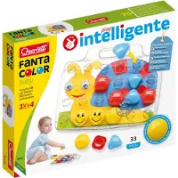 Quercetti Pinmosaikk - Fantacolor 3D - 33 Deler - 4400 - - OneSize - Kreativt leker