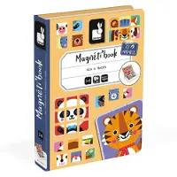 Janod Magnetisk puslespill Dyrepuslespill Magnetibook,