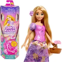 Disney Princess Rapunzel motedukke Spin & Reveal HTV86, 3 år
