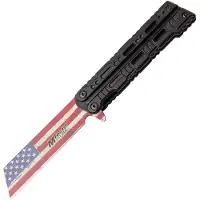 Mtech Flag Linerlock A/O Black